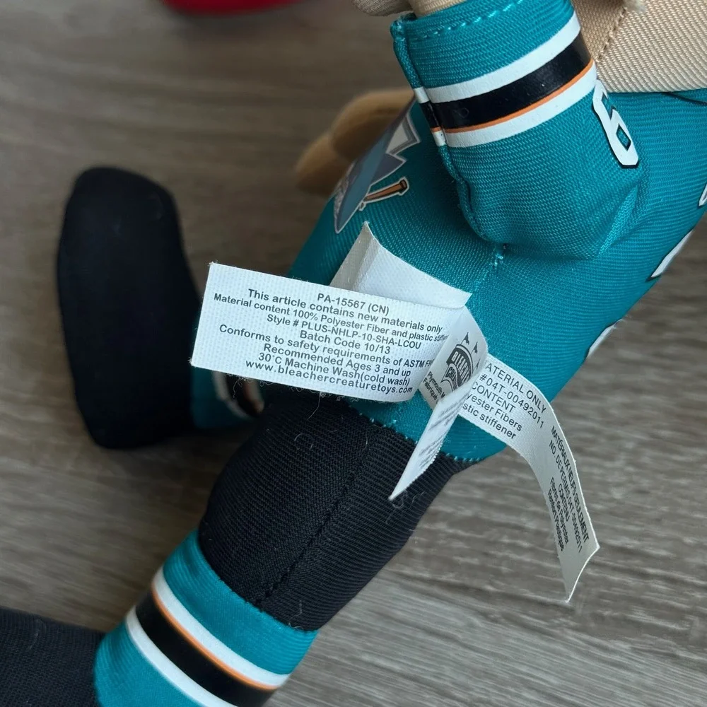Bleacher Creatures Logan Couture San Jose Sharks NHL Plush Figure 10